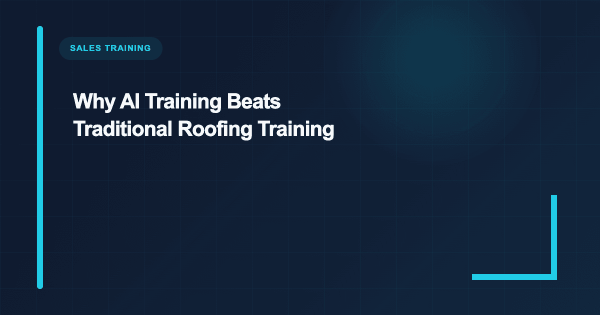 Why AI Training Beats Traditional Roofing Training