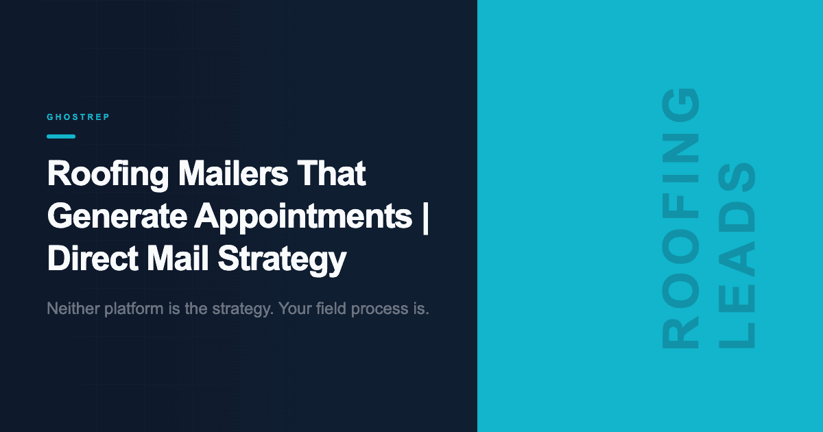 Roofing Mailers That Generate Appointments: Direct Mail ROI