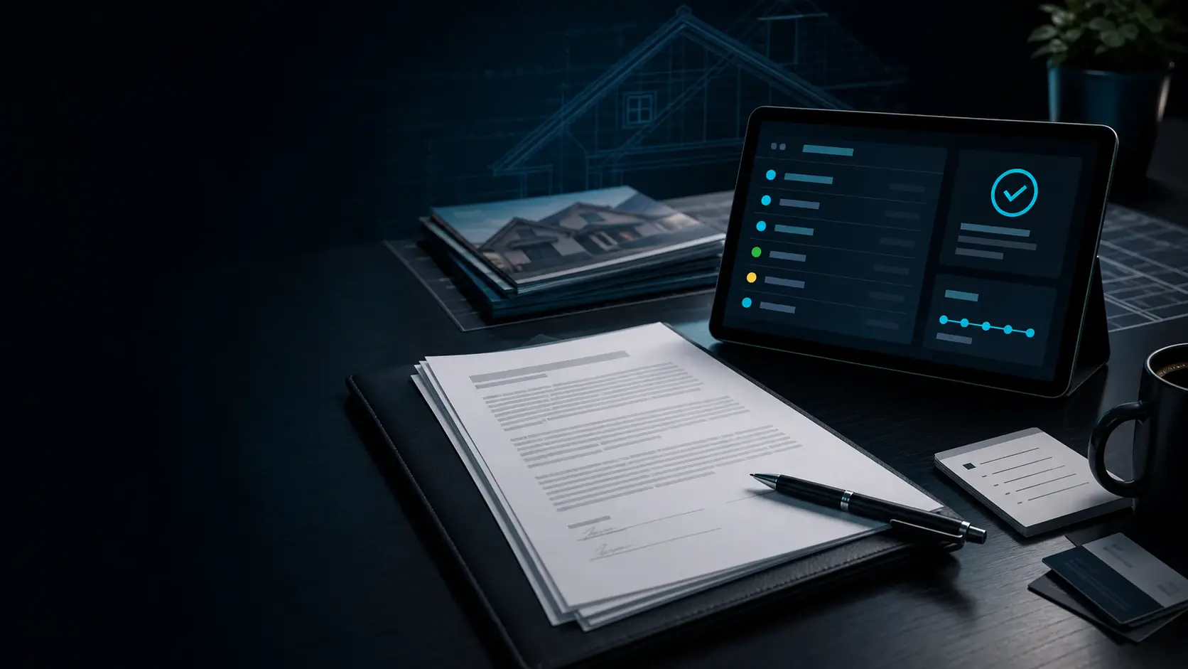 GhostRep 1099 contractor agreement cover showing contractor terms, payment boundaries, and signature workflow