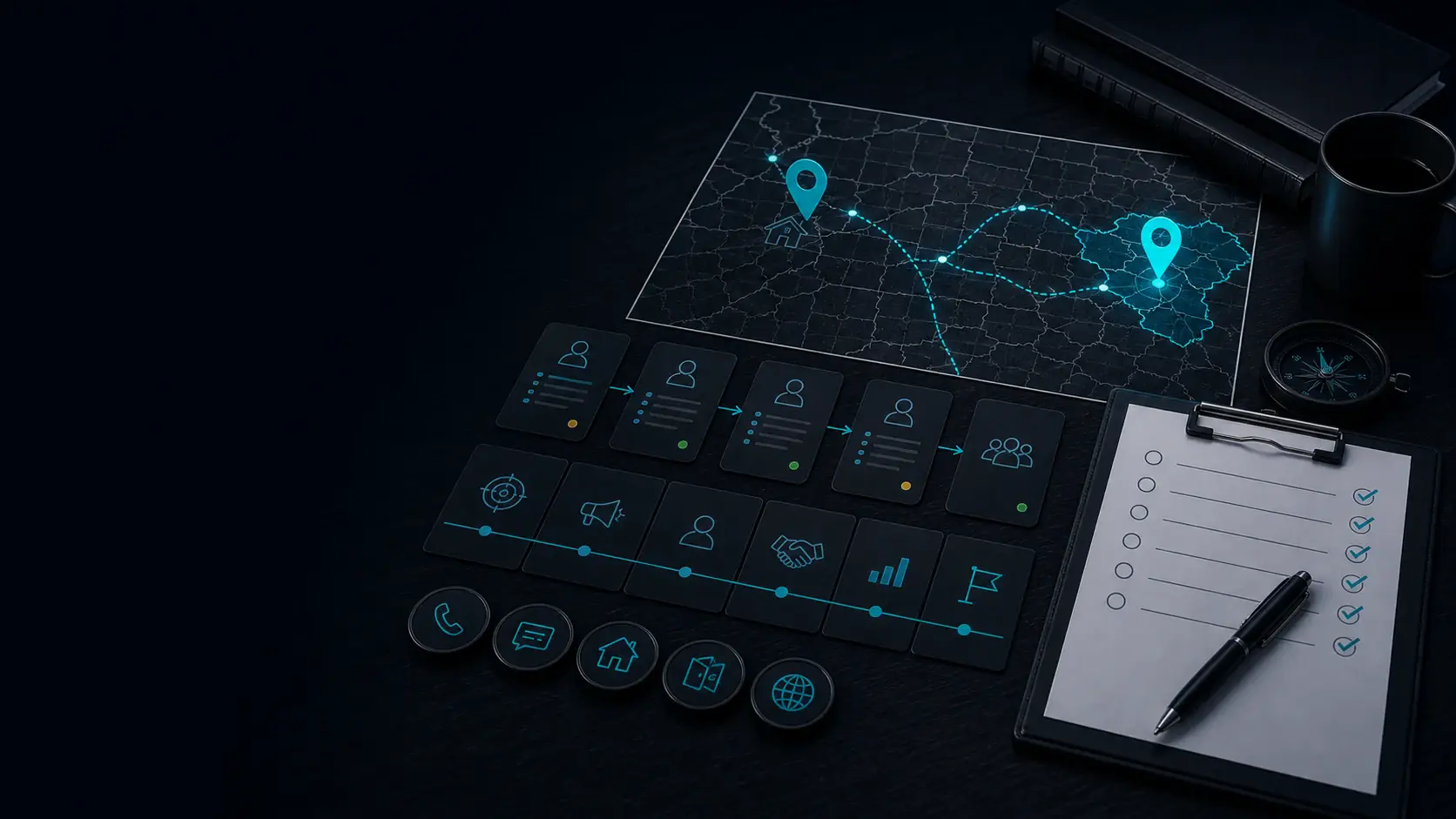 GhostRep new market entry plan cover showing territory expansion routes, launch milestones, and market rollout planning
