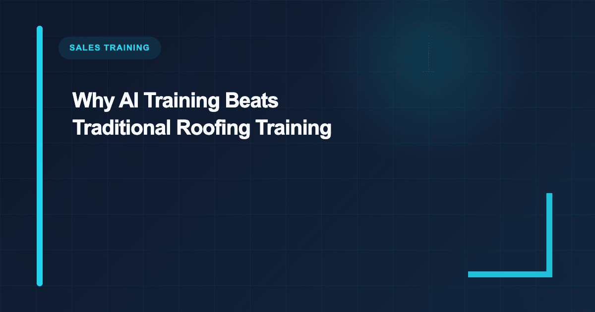 Why AI Training Beats Traditional Roofing Training