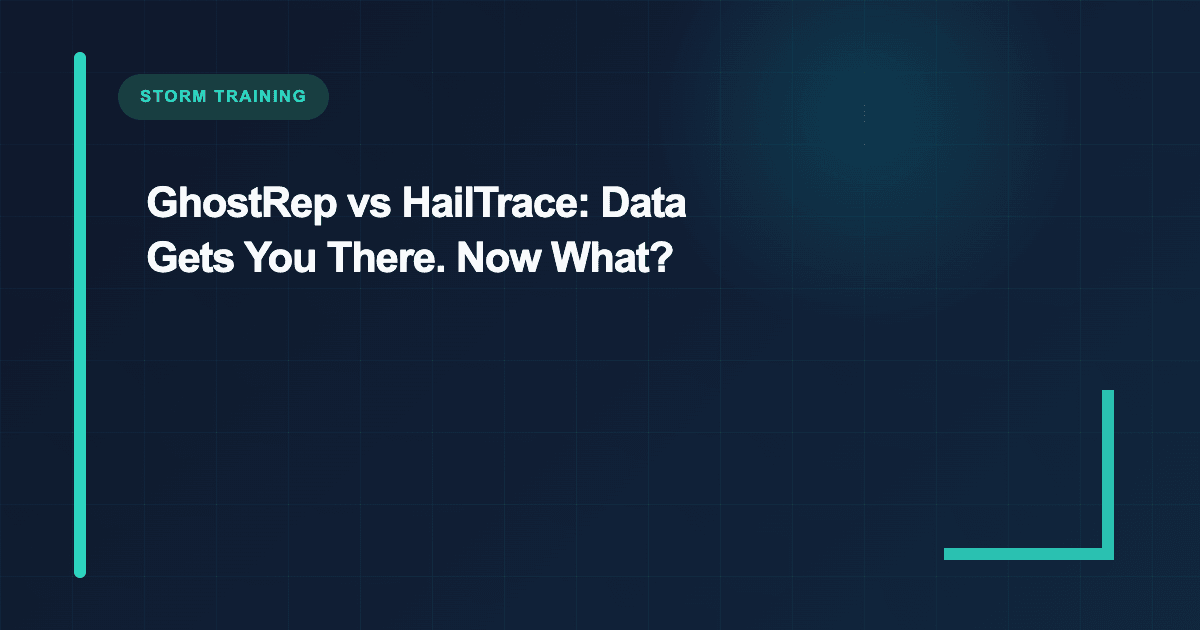 GhostRep vs HailTrace: Data Gets You There. Now What?