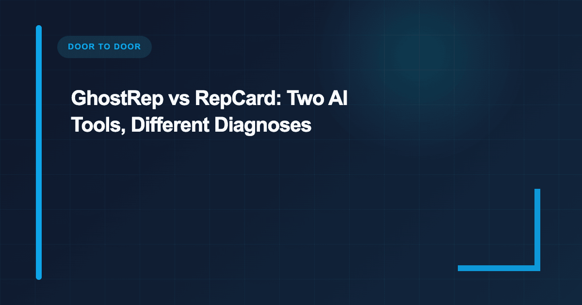 GhostRep vs RepCard: Two AI Tools, Different Diagnoses
