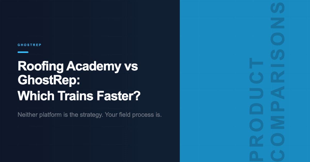 Roofing Academy vs GhostRep: Which Trains Faster?
