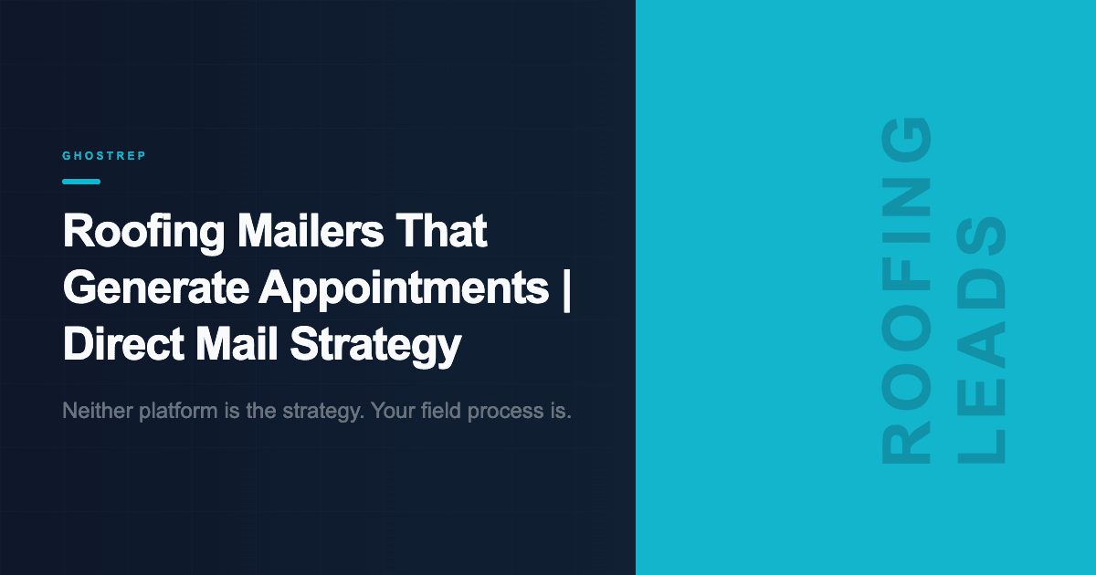 Roofing Mailers That Generate Appointments: Direct Mail ROI