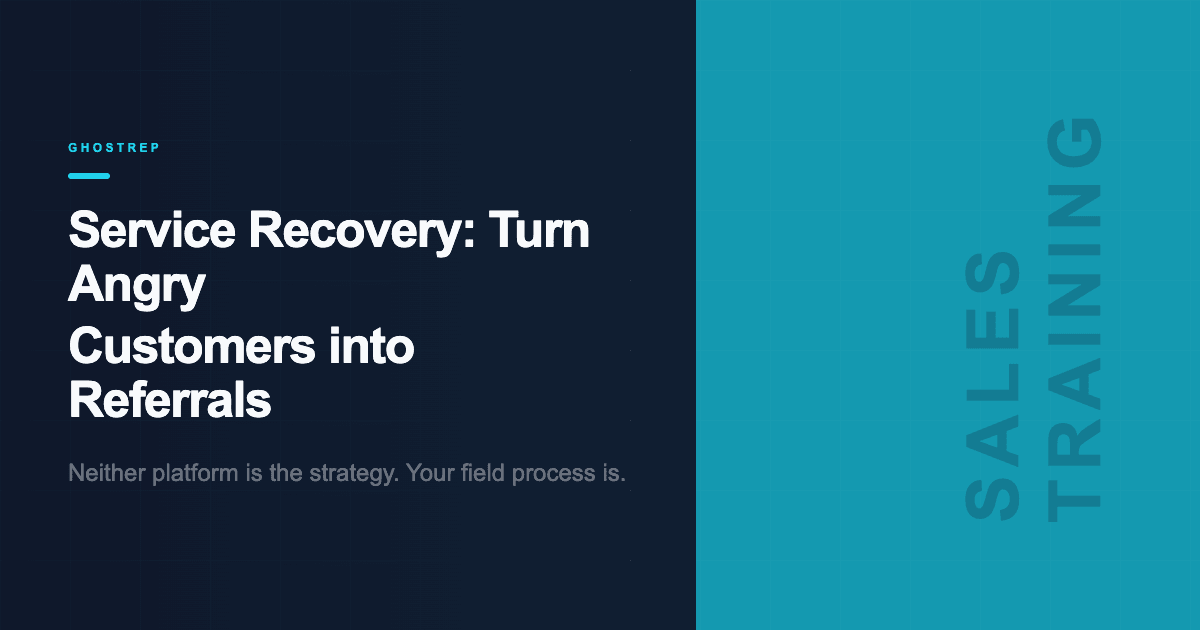 Service Recovery: Turn Angry Customers into Referrals