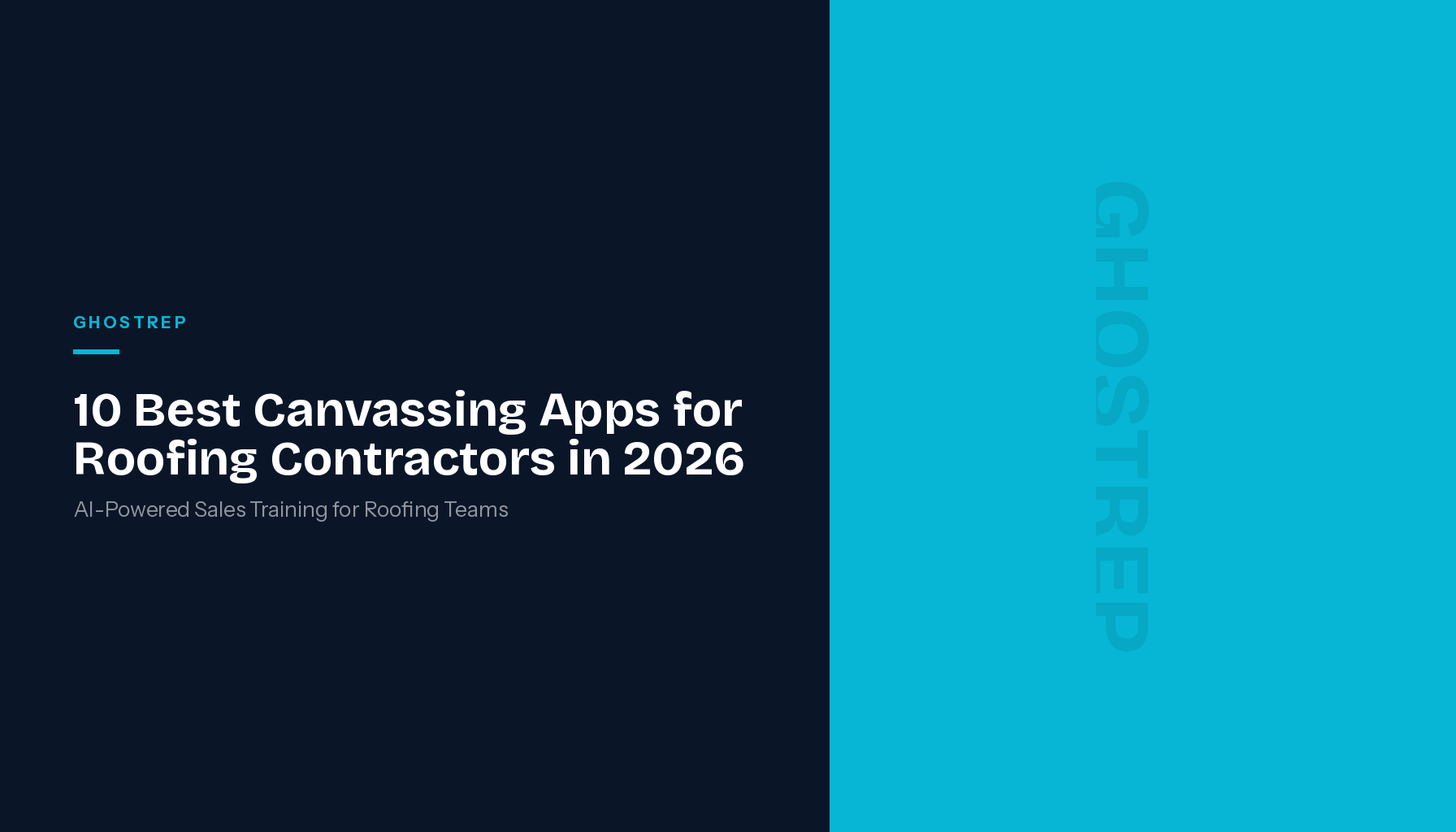 10 Best Canvassing Apps for Roofing Contractors in 2026