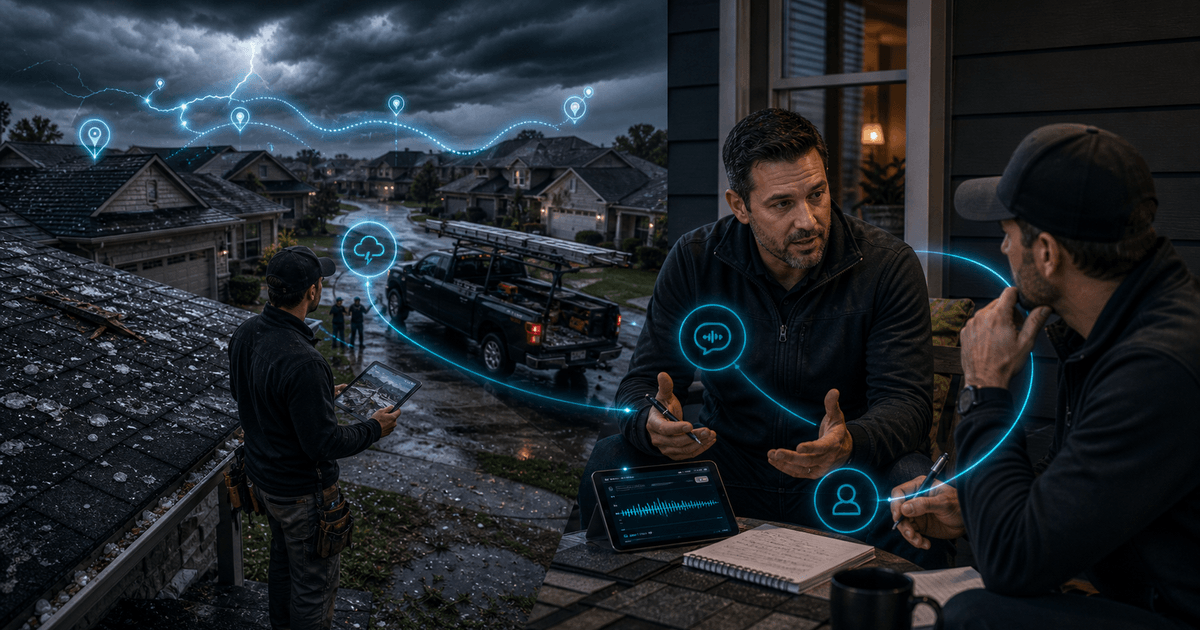 GhostRep vs HailTrace: Storm Data vs Sales Coaching