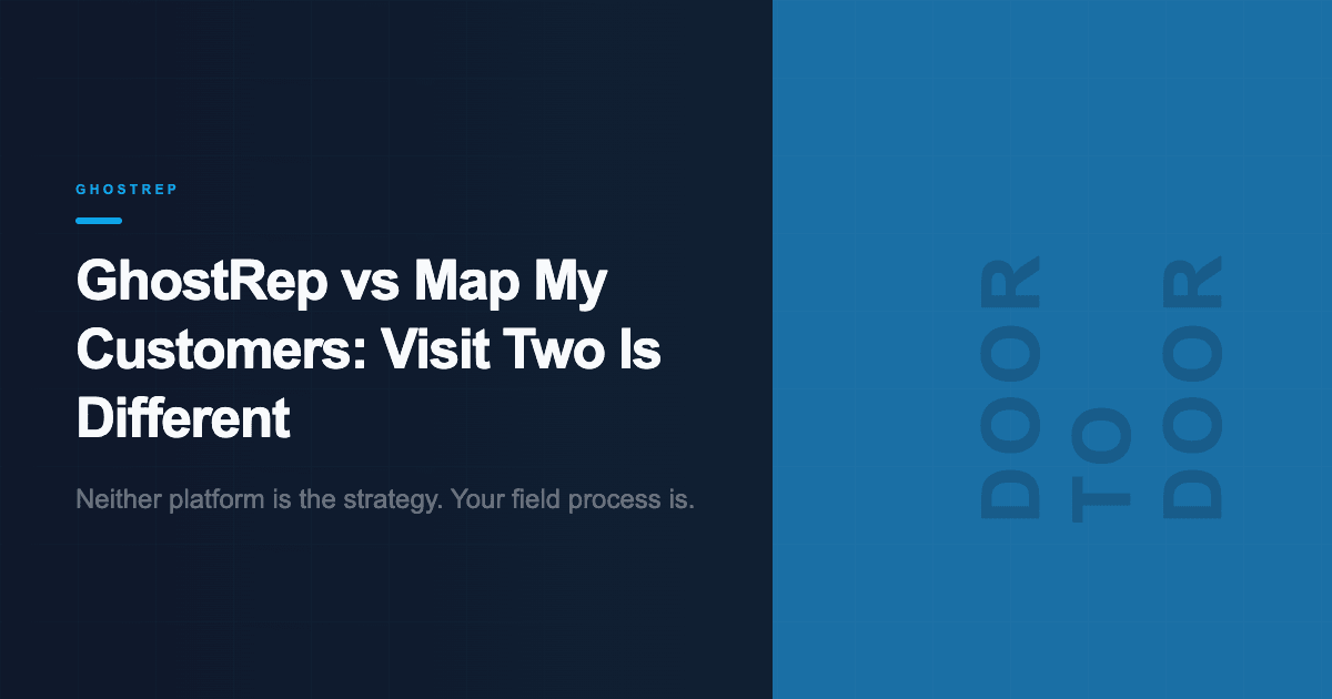 GhostRep vs Map My Customers: Visit Two Is Different