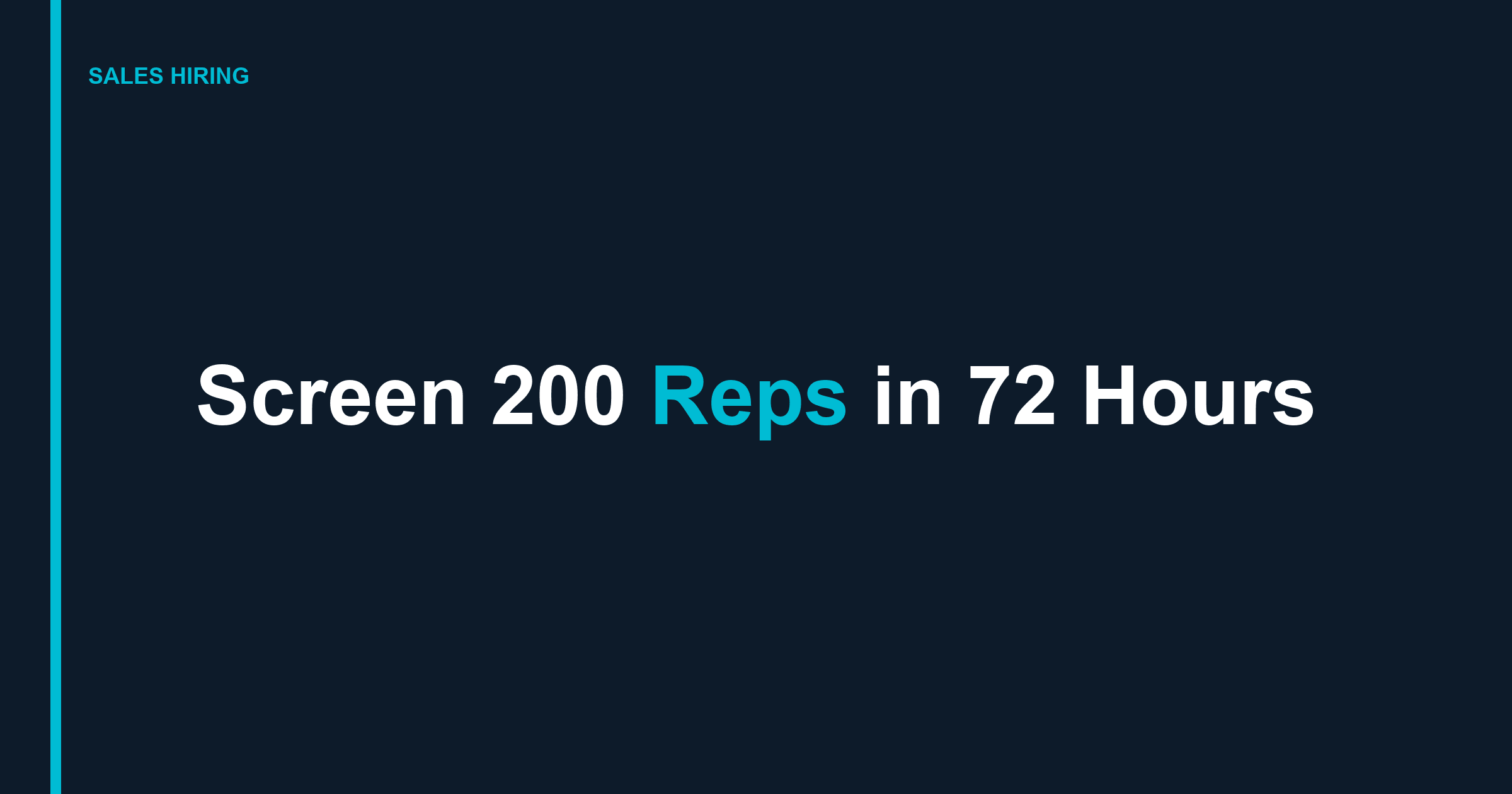 Screen 200 Roofing Reps in 72 Hours With AI (2025 Guide)