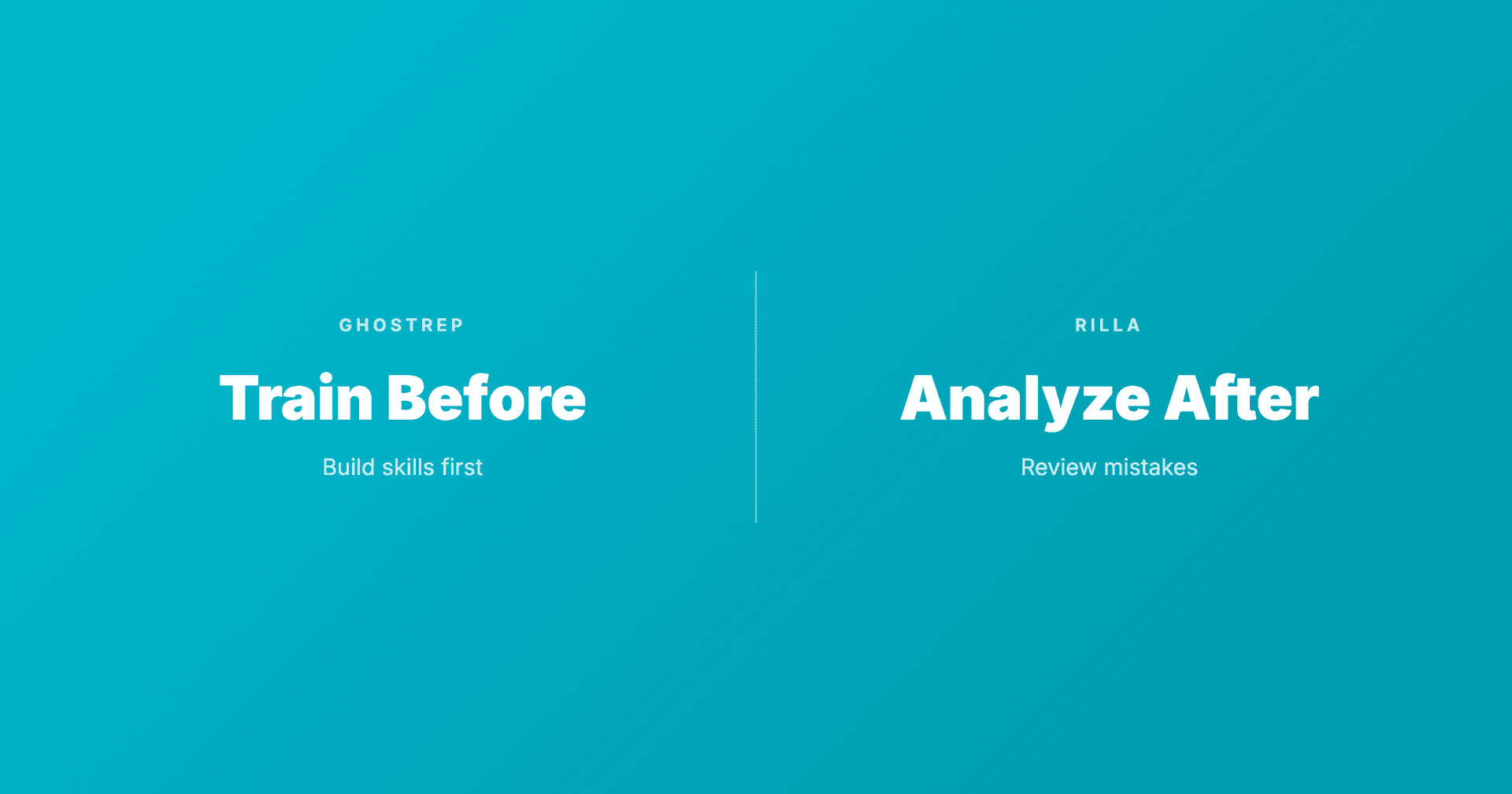 Ghost Rep vs Rilla: Training Before vs Analysis After