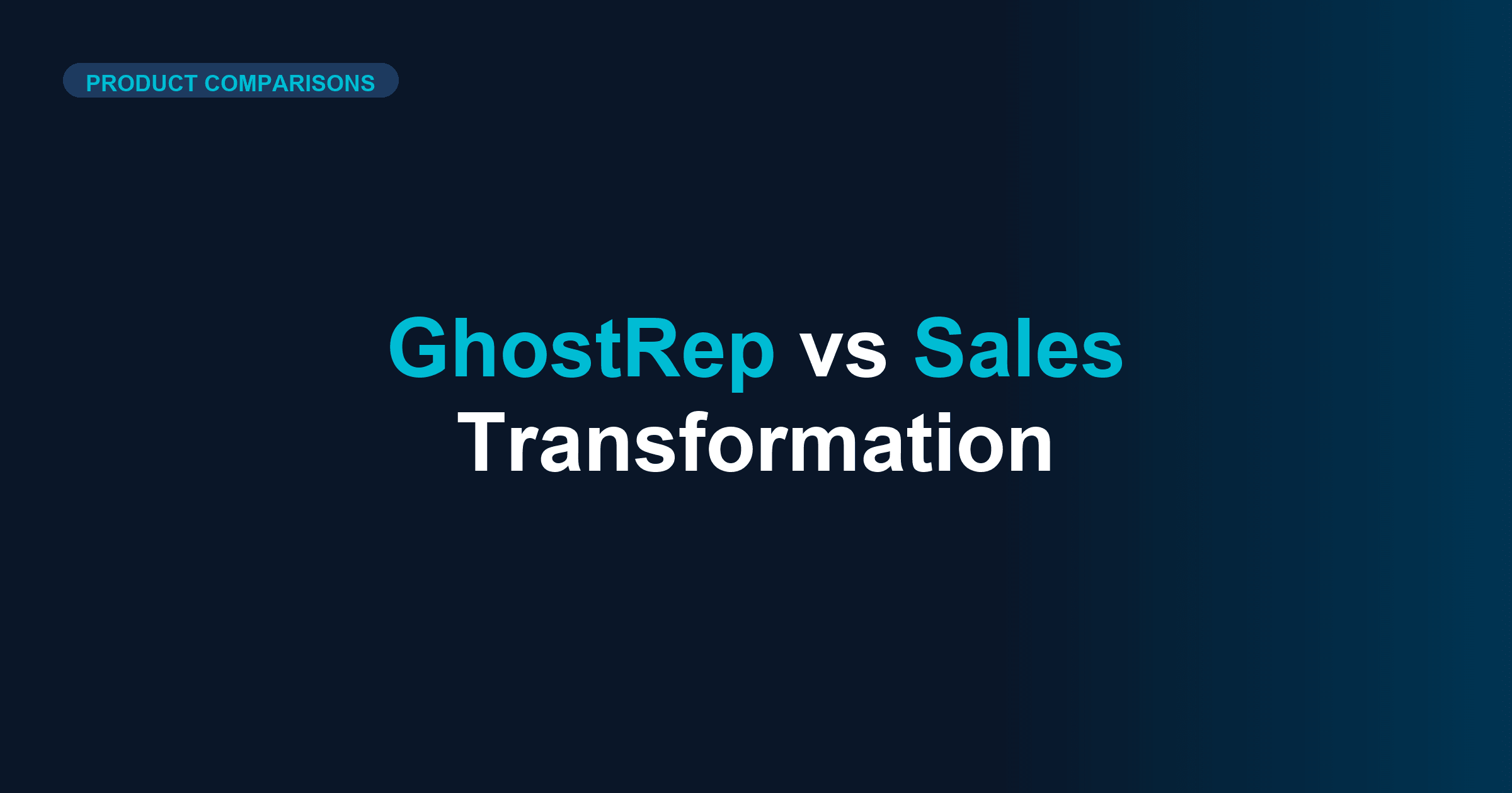 GhostRep vs Sales Transformation Group: 2025 Comparison