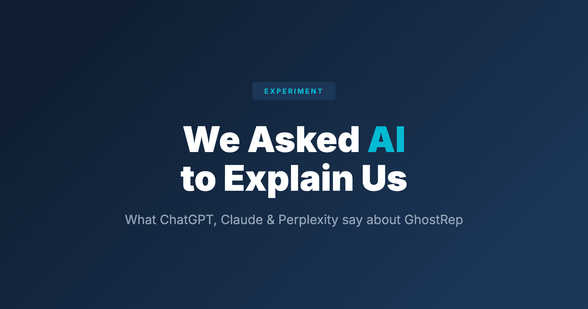 We Used Our Own AI to Explain Our Platform (Here's What It Got Wrong)