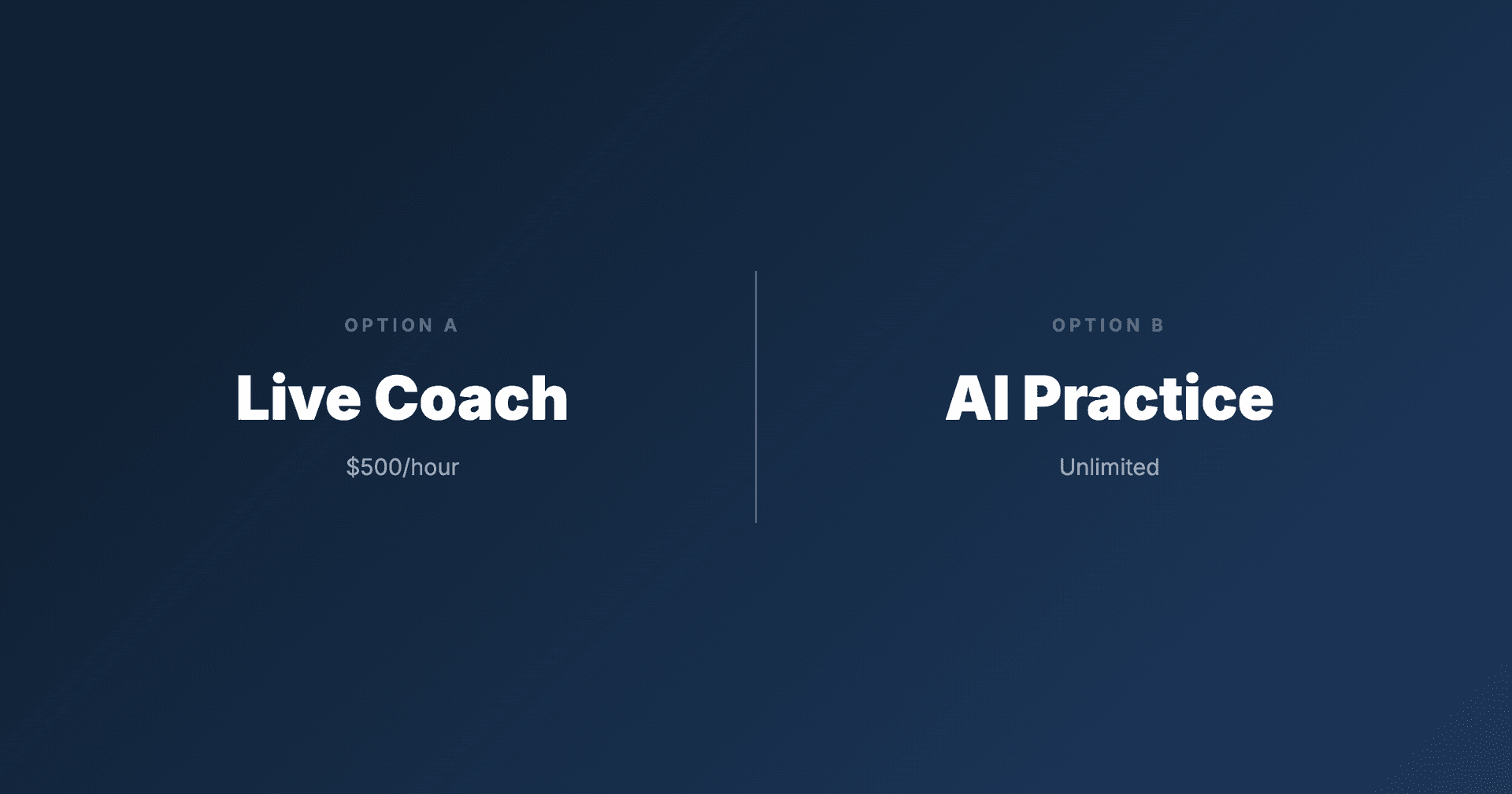 Post-Bootcamp: Live Coaching vs AI Practice