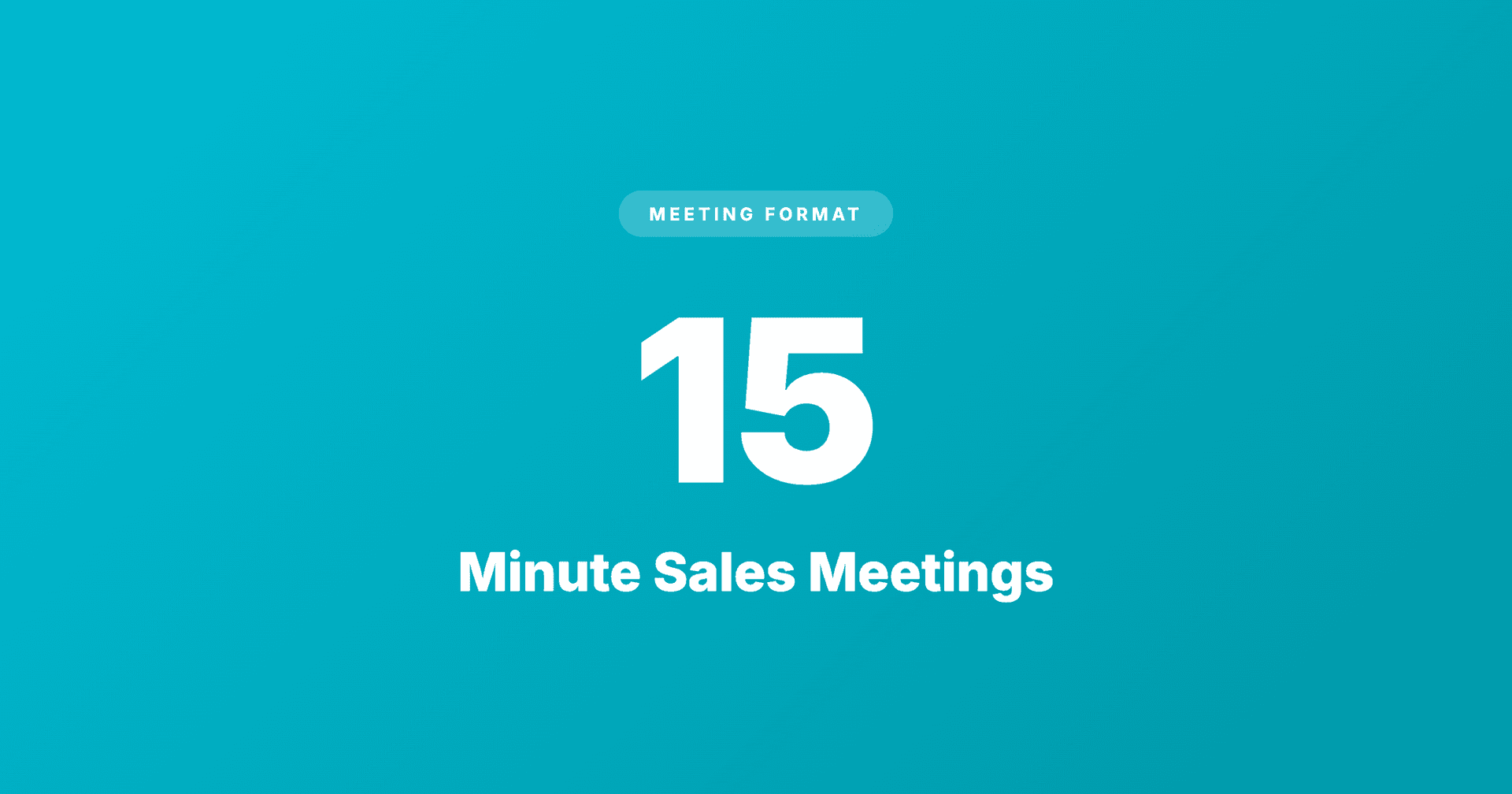 15-Minute Roofing Sales Meetings That Actually Work