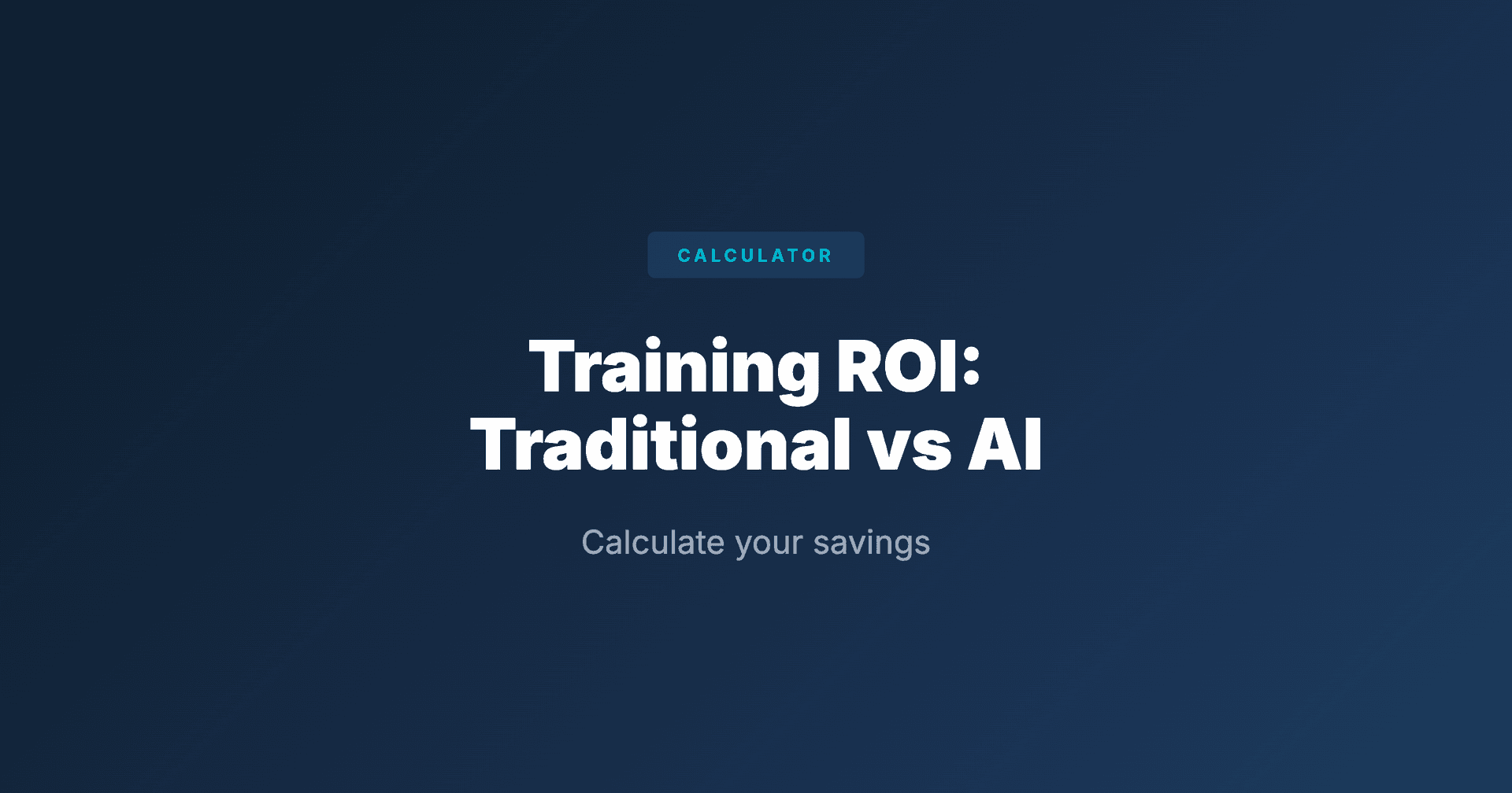 Roofing Training ROI Calculator: Traditional vs AI