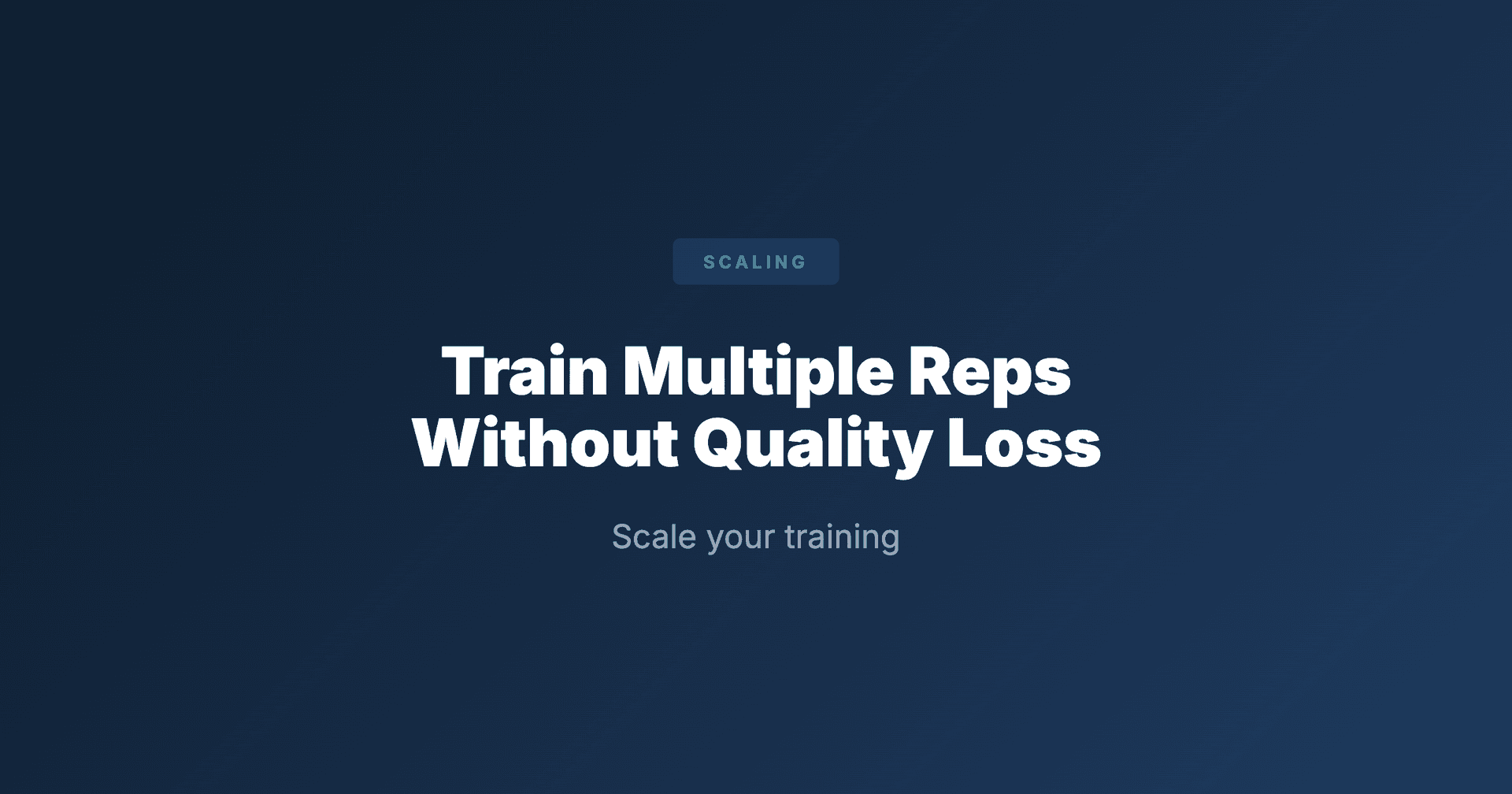 How to Train Multiple Roofing Reps Without Quality Loss