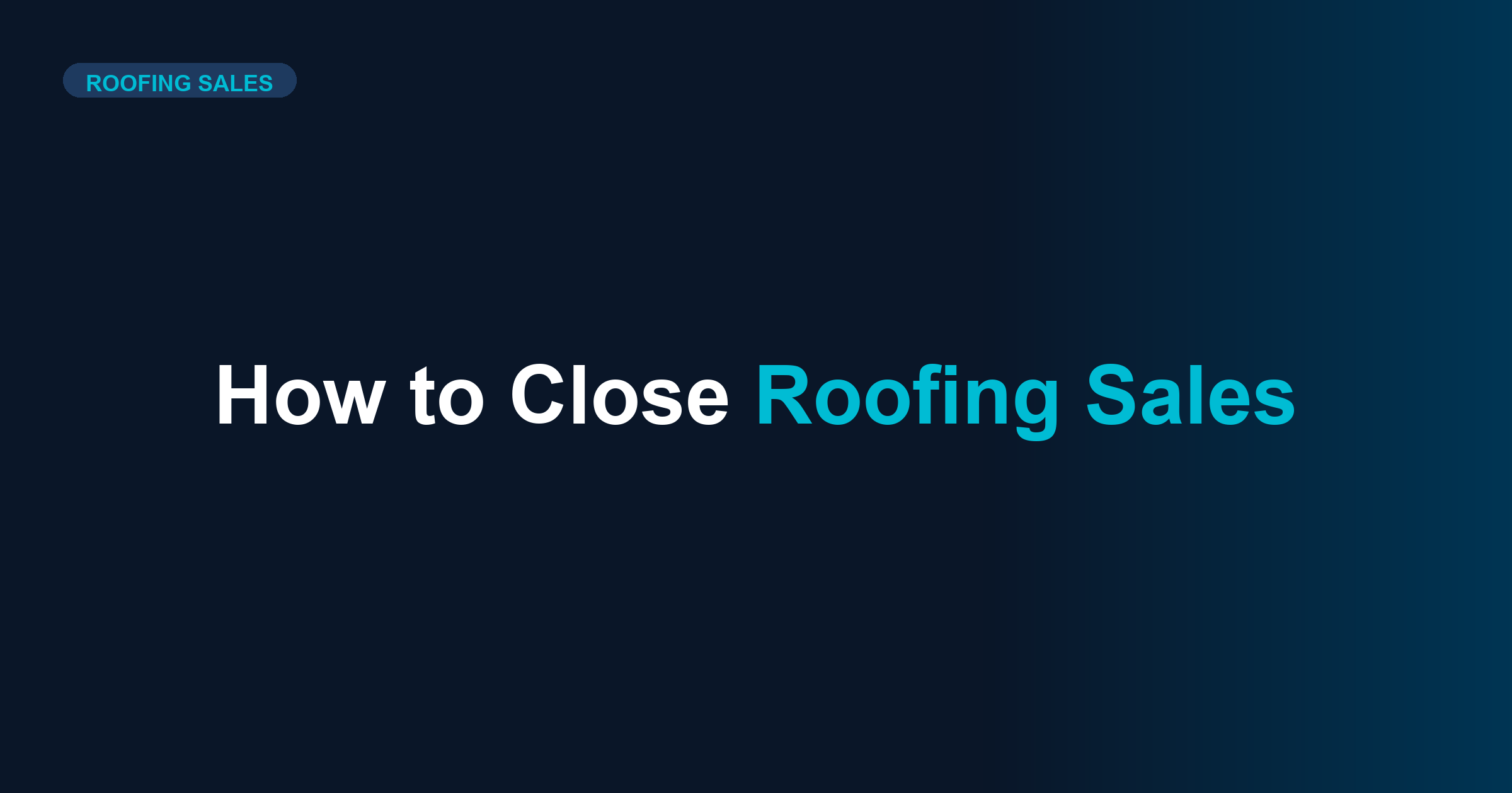 How to Close Roofing Sales on Virtual Appointments (Complete 2025 Guide)